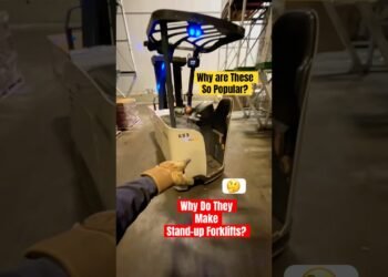 Why Do They Make Standup Forlifts? #be told #forklift #shorts #reels #paintings #apparatus #operator