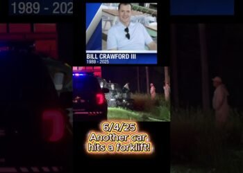 Every other automobile hits a forklift on 6/4/25