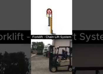 Forklift – Chain Elevate Machine #mechanical #mechanic #engineering #Mechanism #forklift