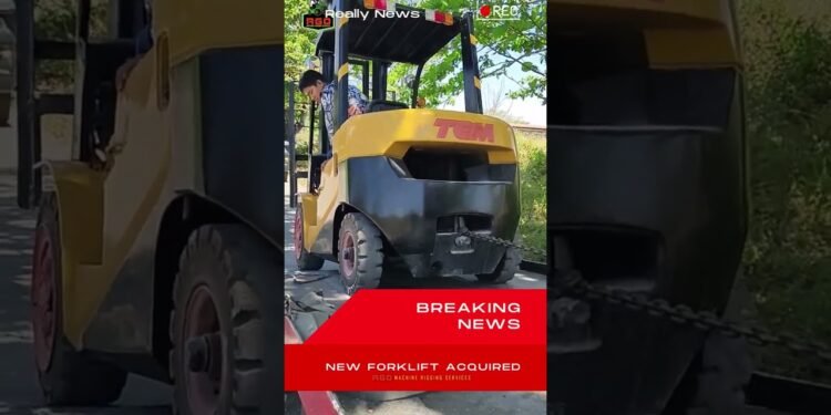 BREAKING NEWS! NEW FORKLIFT ACQUIRED