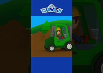 Florence’s forklift wishes a boost! #shorts #carlscarwash #cars #kidsvideo #kidscartoon