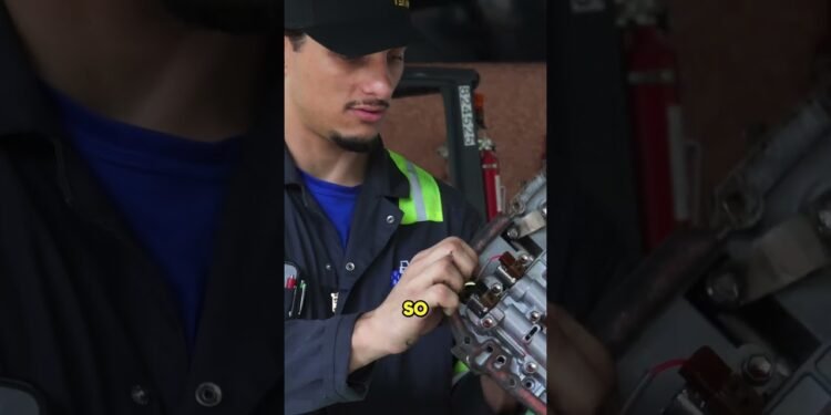 How does a Toyota Forklift Transmission Valve Frame Paintings? #forklift #transmission #forkliftcertified