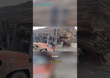 New automotive, due to my son! Forklift operation!#forklift #humorous