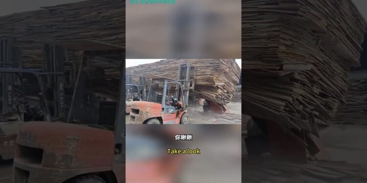 New automotive, due to my son! Forklift operation!#forklift #humorous