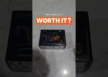 Unboxing the Tiniest RC Forklift Ever! | 1/64 Scale Mini Gadget  #rccar #forklift #toys