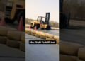 Abu Dhabi Forklift operator check examination consequence 🤔⁉️ #dubai #abudhabi #riding