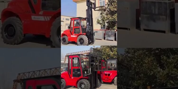 YangFT Tough Terrain Forklift#forklift #forkliftindonesia #forklifts #forkliftchina