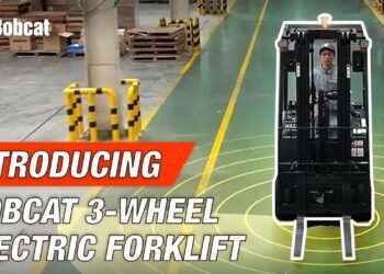 Introducing Bobcat 3-wheel Electrical Forklift