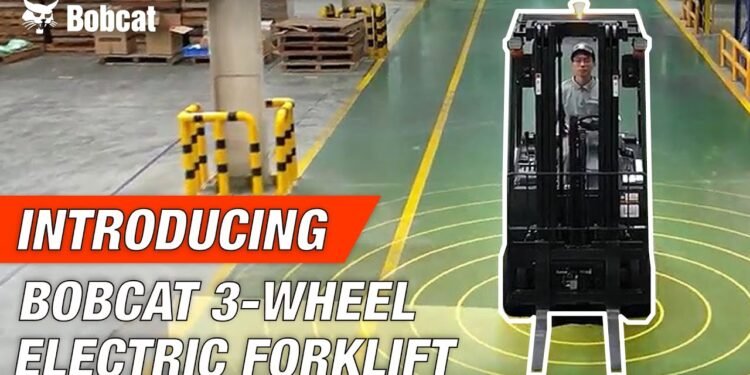 Introducing Bobcat 3-wheel Electrical Forklift