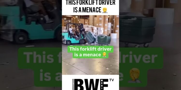 “This Forklift Driving force Is Out of Keep watch over!”