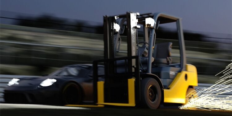The Toyota Gazoo Racing GR Forklift GT3