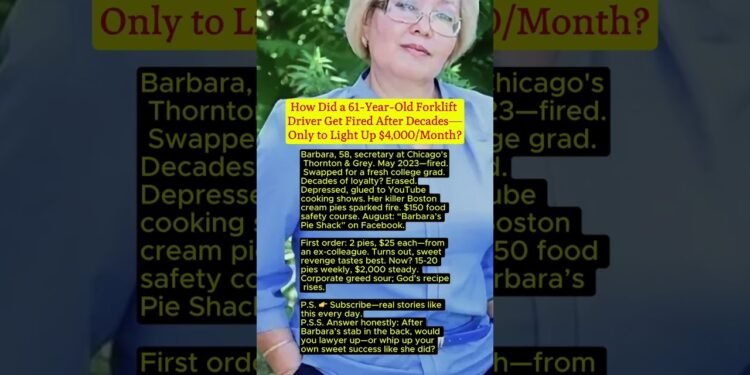 How Did a 61-12 months-Outdated Forklift Driving force Get Fired After A long time—Handiest to Gentle Up $4,000/Month?