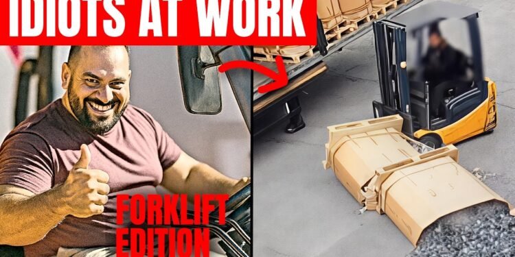 IDIOTS AT WORK: Forklift Version | EPIC Forklift FAILS
