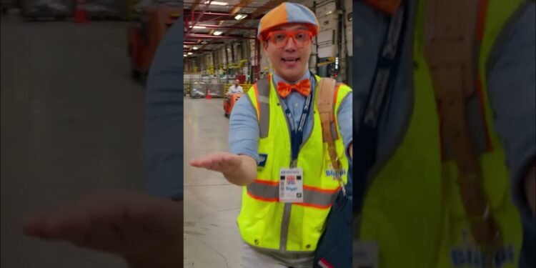 Blippi x Mr. Zip Be informed About Forklifts on the USPS Put up Administrative center #AD #vacation