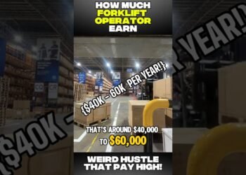 How A lot Does a Forklift Operator Make in the US? | Top Paying Blue Collar Jobs 2025 # #viralvideo