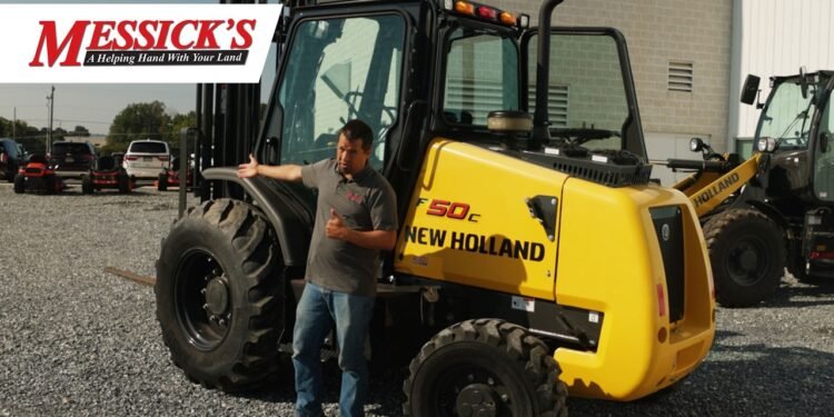Forklift or a Backhoe in Hide? New Holland F50C