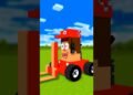 Steve-Forklift and Alex-Loader Supply Carrier – Minecraft animation #minecraft #shorts