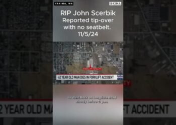 11/5/24  Forklift Tip-over