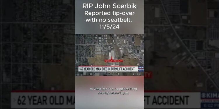 11/5/24  Forklift Tip-over