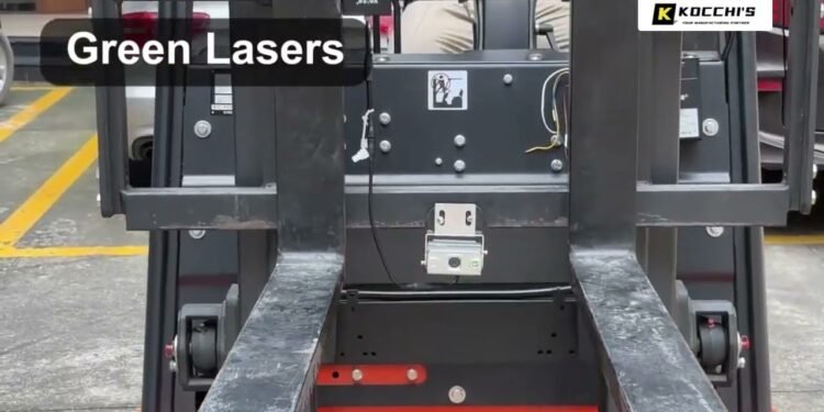 Wi-fi Forklift Laser Digicam Device from Kocchi’s #forkliftsafety