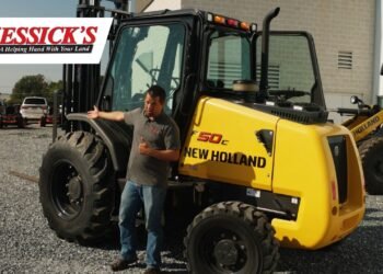 Forklift or a Backhoe in Hide? New Holland F50C