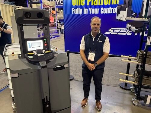 Teradyne Robotics highlights cellular cobot and AI pallet dealing with  