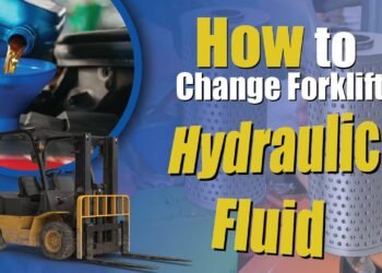 Trade Forklift Hydraulic Fluid | Converting Forklift Hydraulic Filter out | Hydraulic Repairs