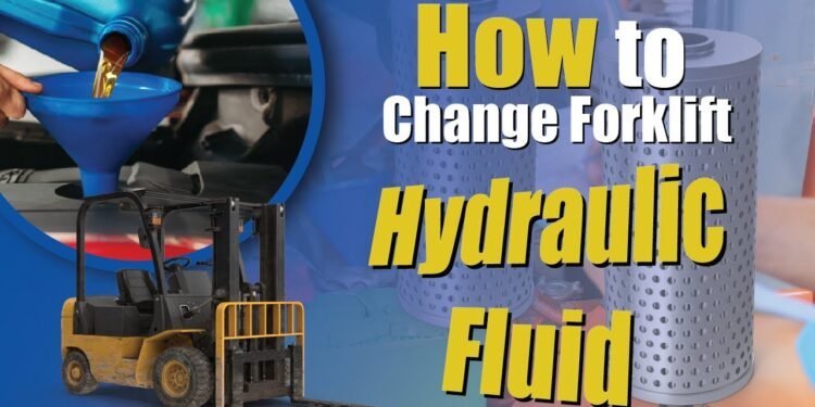 Trade Forklift Hydraulic Fluid | Converting Forklift Hydraulic Filter out | Hydraulic Repairs