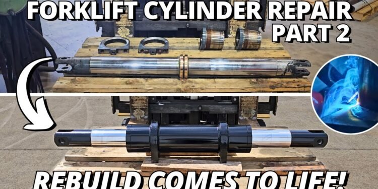 Forklift Cylinder Restore The REBUILD Involves Existence! 🔧 | Phase 2