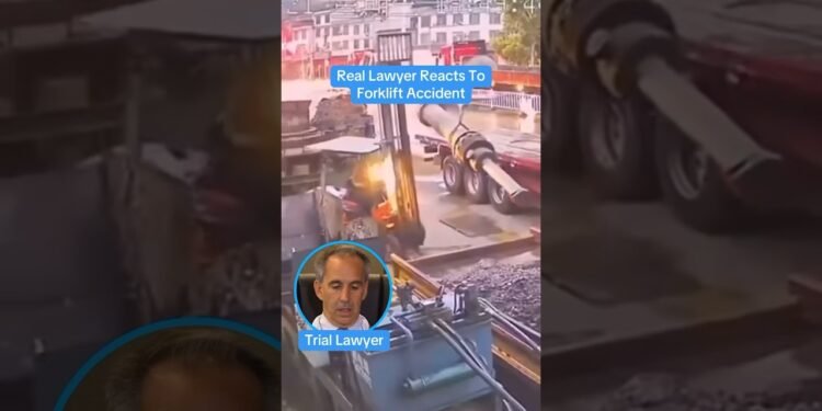 Actual Legal professional Reacts To Forklift Crash Stuck On Digicam