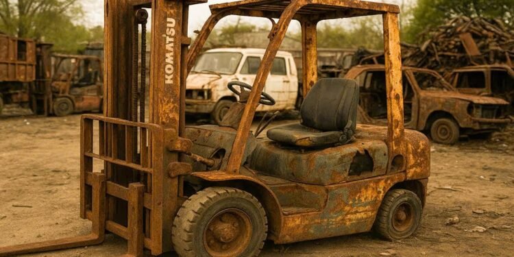 Utterly Restored Closely Broken KOMATSU Forklift // Reviving a Forgotten Vintage Legend