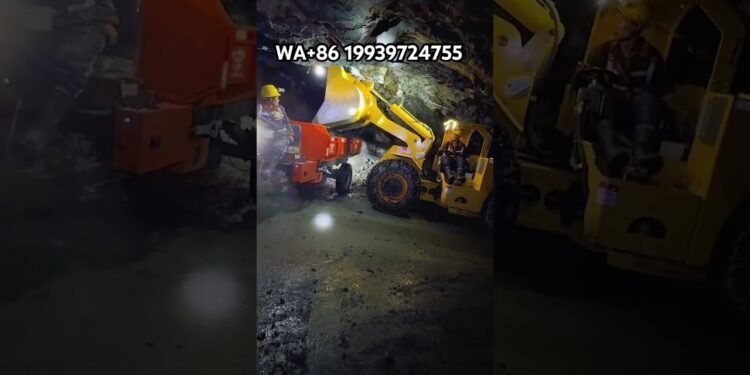 Mining loader, side-dump loader, forklift, narrow-body loader, 1.4 meters widemine loader #forklifts