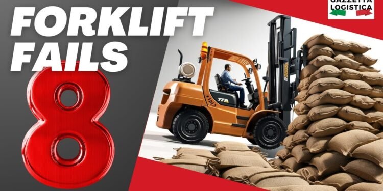 08 Forklift Fails 8 1 2 | Surprising Forklift Errors Stuck on Digicam!