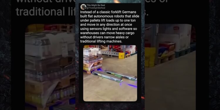 Germany Constructed a Forklift Substitute