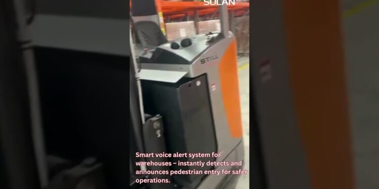 Voice Regconization Forklift Anti-Collision Gadget | SOLAN SAFETY SYSTEMS