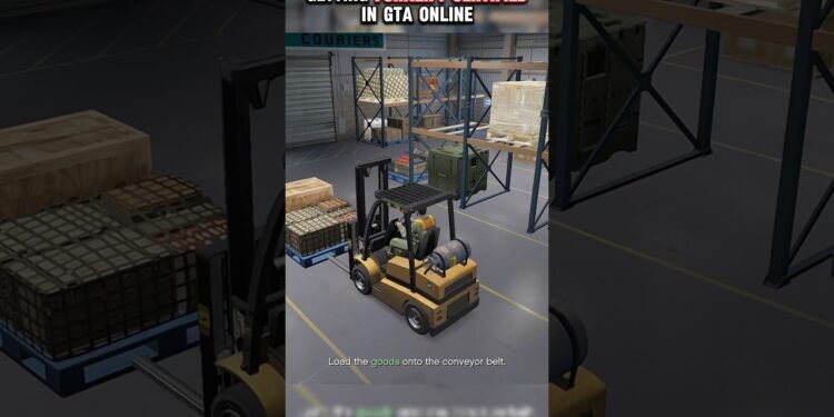 Getting Forklift Qualified in GTA On-line!
