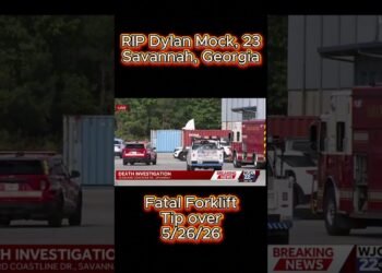 5/26/26 – Deadly forklift tip over in Savannah