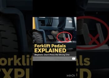 FORKLIFT PEDALS EXPLAINED Inexperienced persons: Don’t Press the Improper One #forkliftoperator #shorts #viral