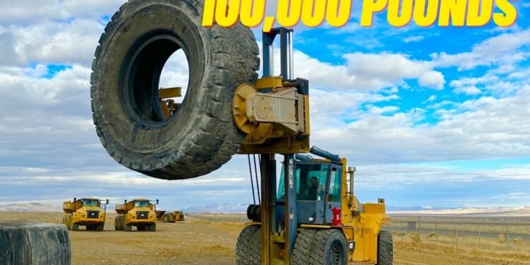 I purchased the WORLDS LARGEST TIRE FORKLIFT!!