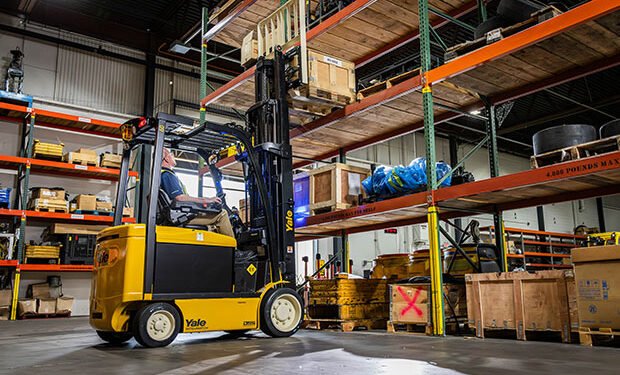 Yale updates flagship counterbalanced elevate truck