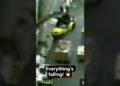 Forklift Chaos: One Unsuitable Transfer Brings the Complete Warehouse Down 😱 #forklift #warehousesafety