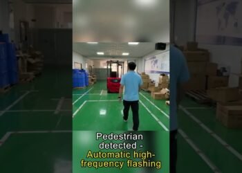 Forklift protection caution lighting fixtures | AI detects coming near employees