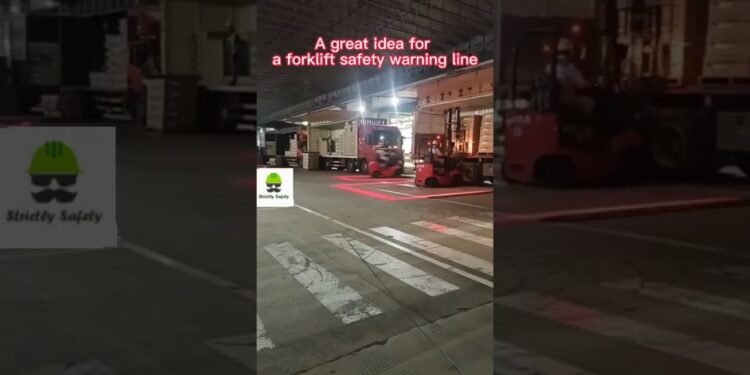 Caution line – Forklift protection #shorts