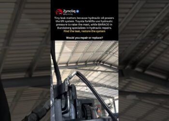 This Tiny Leak Can Prevent A Forklift #shorts