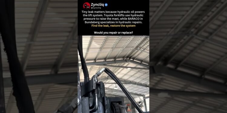 This Tiny Leak Can Prevent A Forklift #shorts