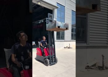 Wholesale 1-ton multi-functional new power electrical forklifts for warehousing. #forklift #system