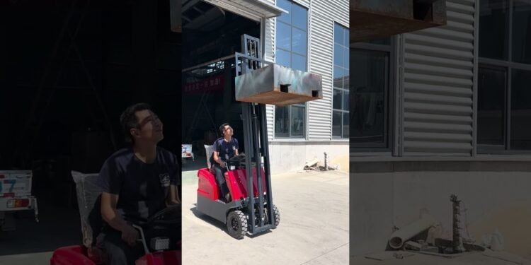 Wholesale 1-ton multi-functional new power electrical forklifts for warehousing. #forklift #system