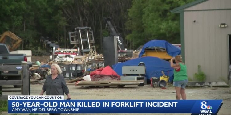 York County guy killed in forklift coincidence at place of job
