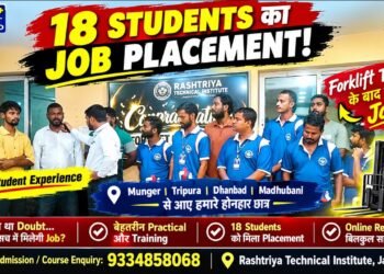 👉 Forklift Coaching Ke Baad 18 Scholars Ko Mili Process! | Actual Pupil Placement Revel in
