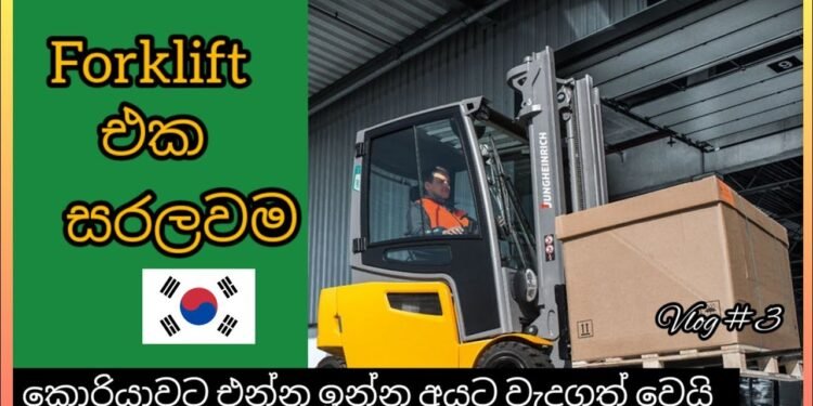 Forklift එක සරලවම/ Dushan/ Vlog #3